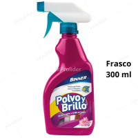 Limpiador Polvo Y Brillo Multiusos Binner Gatillo 300 ml Flores de Primavera