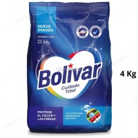 Detergente en Polvo Bolivar Bolsa 4 Kilos Cuidado Total