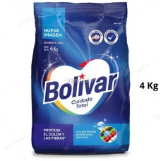 Detergente en Polvo Bolivar Bolsa 4 Kilos Cuidado Total