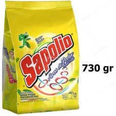 Detergente en Polvo Sapolio Bolsa 730 gr Limón (Amarillo)