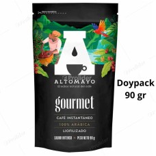 Café Instantáneo Altomayo Gourmet Doypack 90 gr Negro
