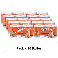 Papel Higiénico Doméstico Suave Etiqueta Naranja Paquete x 20 Rollos