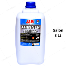 Thinner Acrilico QR Galón 3 Litros