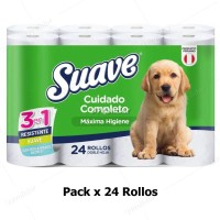 Papel Higiénico Doméstico Suave Etiqueta Verde Paquete x 24 Rollos