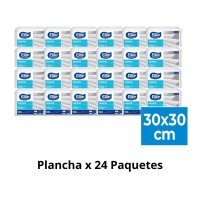 Servilletas Blancas Elite Dobladas en 4 x 24 Paquetes de 100 unidades (30 x 30 cm)
