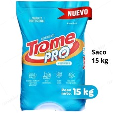 Detergente en Polvo Trome Saco x 15 Kilos Celeste Floral