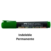 Plumon Indeleble Permanente Jumbo 23 Negro Faber Castell