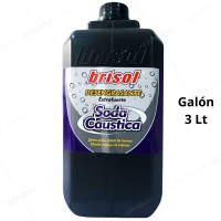Soda Caustica Desengrasante Brisol Galón 3 Litros