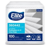 Servilletas Dobladas en 4