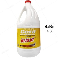 Cera Autobrillante Brisol Galón 3.8 Litros Amarillo
