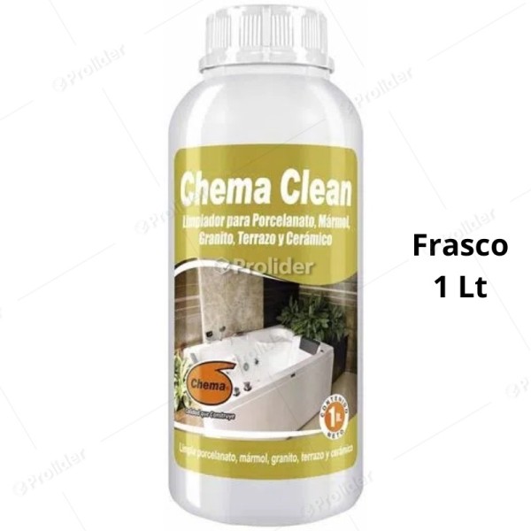 Limpiador de Porcelanato Chema Clean Frasco 1 Litro