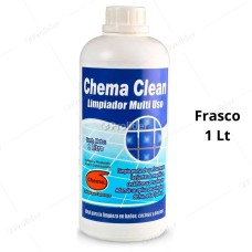 Limpiador Multiuso Chema Clean Azul Frasco 1 Litro