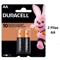 Pilas Duracell AA Paquete x 2 unidades