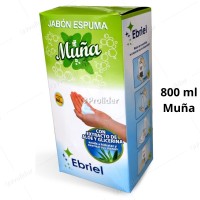 Jabón Espuma Ebriel Recarga Sachet 800 ml Muña
