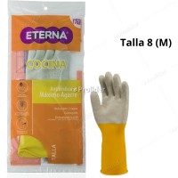 Guantes Corrugados Eterna Amarillos Talla 8 (M)