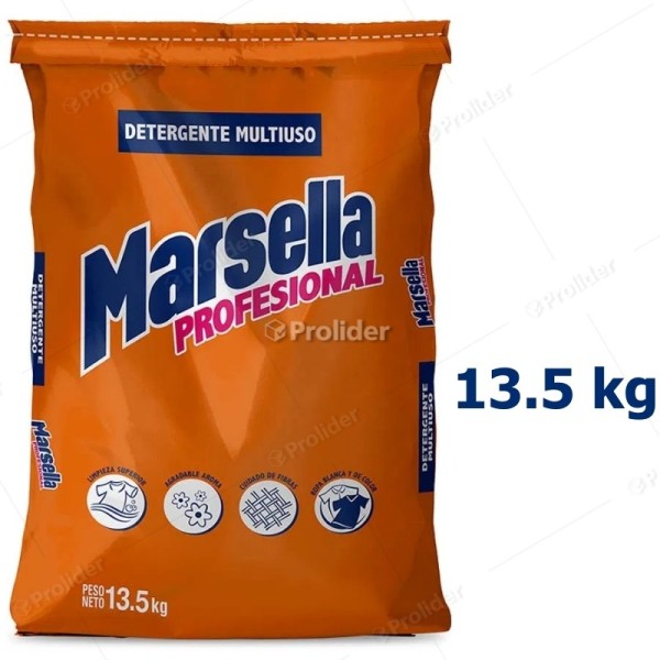 Detergente en Polvo Marsella Saco x 13.5 Kilos