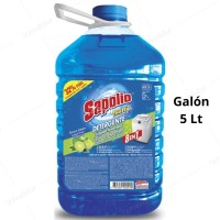 Detergente Líquido Sapolio Ropa Galón 5 Litros Limón