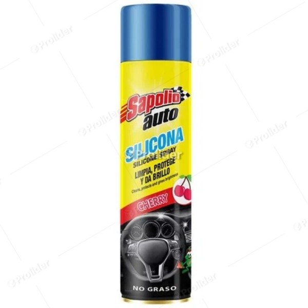 Silicona En Spray Tablero Sapolio Frasco 360 ml Cherry