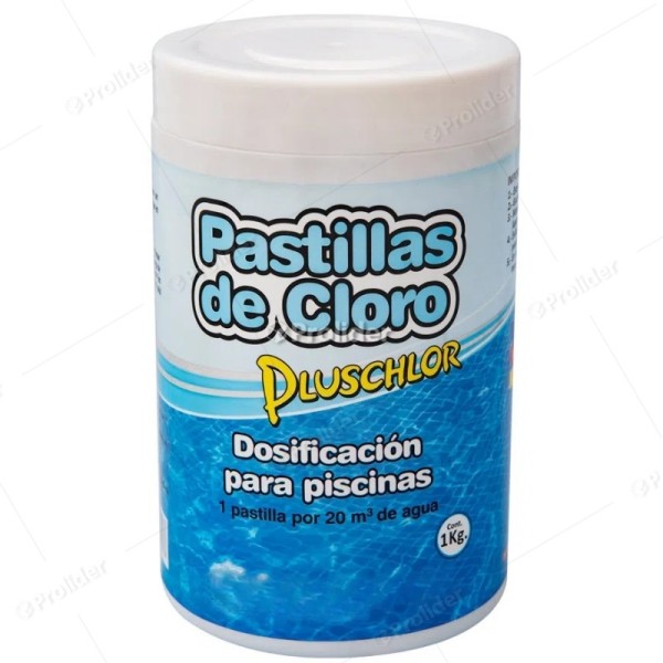 Cloro En Pastilla Genérico Frasco x 1 Kilo Genérico
