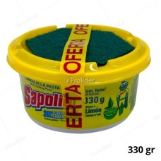 Lavavajilla En Pasta Sapolio Limón Pote 330 gr x 1 unidad