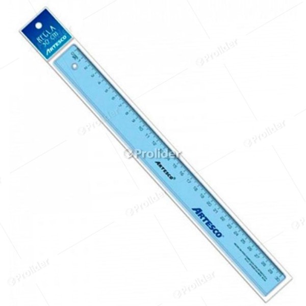 Regla Cristal Artesco 30 cm Transparente