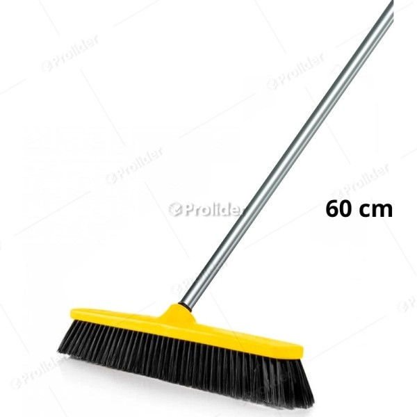 Escobillón de Cerda Negra Hude Base de 60 cm Amarillo