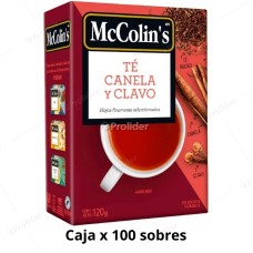Infusión McColins Té Caja x 100 unidades