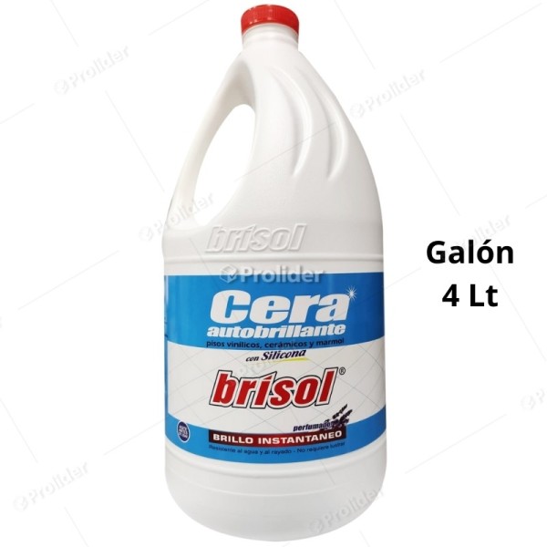 Cera Autobrillante Brisol Galón 3.8 Litros Neutral