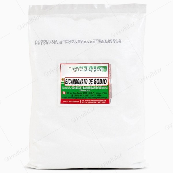 Bicarbonato de Sodio Bolsa x 1 Kilo Generico