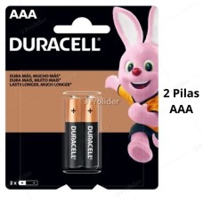 Pilas Duracell AAA Paquete x 2 unidades