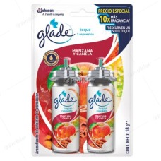 Repuesto Ambientador Toque Glade Paquete x 2 unidades Manzana Y Canela