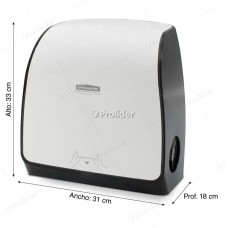 Dispensador Papel Toalla Jumbo Plástico Kimberly CLark Autocorte 305 Metros 30217684