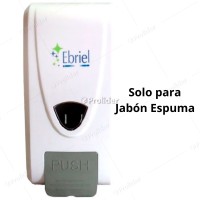 Dispensador Jabón Espuma Ebriel para Sachet 800 ml Blanco