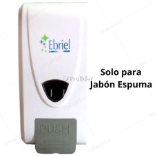 Dispensador Jabón Espuma Ebriel para Sachet 800 ml Blanco
