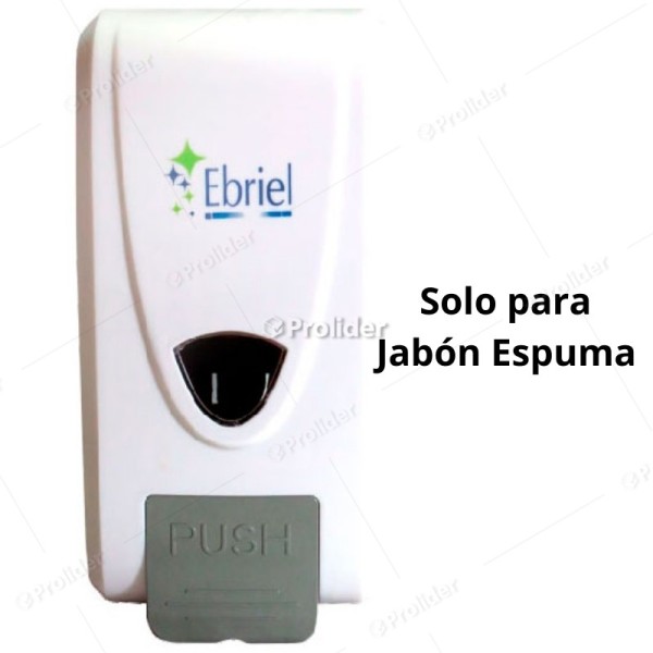 Dispensador Jabón Espuma Ebriel para Sachet 800 ml Blanco