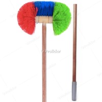 Erizo de Plástico Nylon Chico Completo con Palos Y Acople 3 Metros