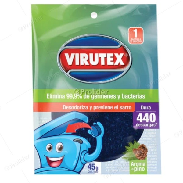 Pastillas Tanque WC Virutex Paquete x 1 unidades