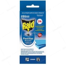 Repuesto Insecticida Eléctrico Raid Paquete x 24 Pastillas