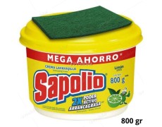 Lavavajilla En Pasta Sapolio Limón Pote 800 gr
