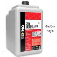 Cera Autobrillante Tekno Galón 3785 ml Rojo