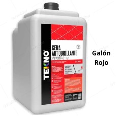 Cera Autobrillante Tekno Galón 3785 ml Rojo