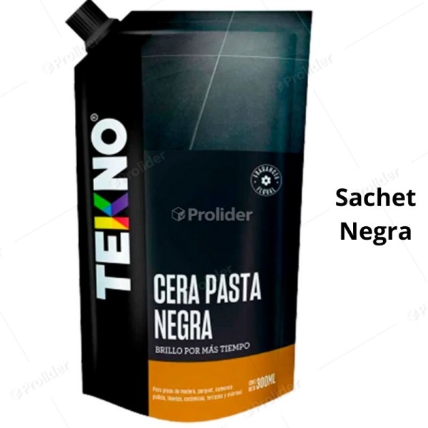 Cera En Pasta Tekno Sachet 330 ml Negro