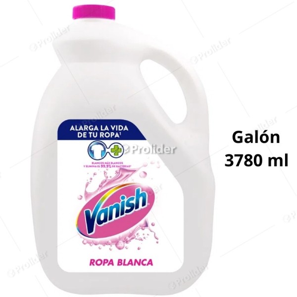 Quitamanchas En Líquido Vanish Ropa Blanca Galón 3785 ml