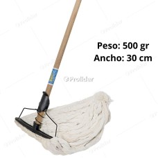 Trapeador Mechón Genérico Completo 500 gr de 30 cm