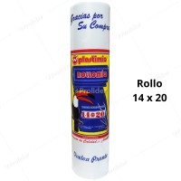 Bolsas Plásticas Transparentes en Rollo / 14 x 20 / 100 unidades