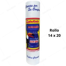 Bolsas Plásticas Transparentes en Rollo / 14 x 20 / 100 unidades