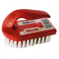 Escobilla de Plástico Hude Planchita con Asa Roja