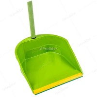 Recogedor Hude con Jebe Levanta Polvo Verde