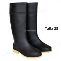 Botas de Jebe Negras Talla 38