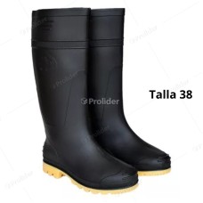 Botas de Jebe Negras Talla 38